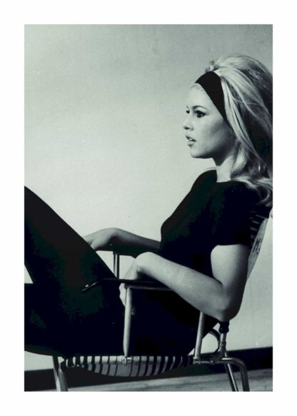 Brigette Bardot headband hair style poster