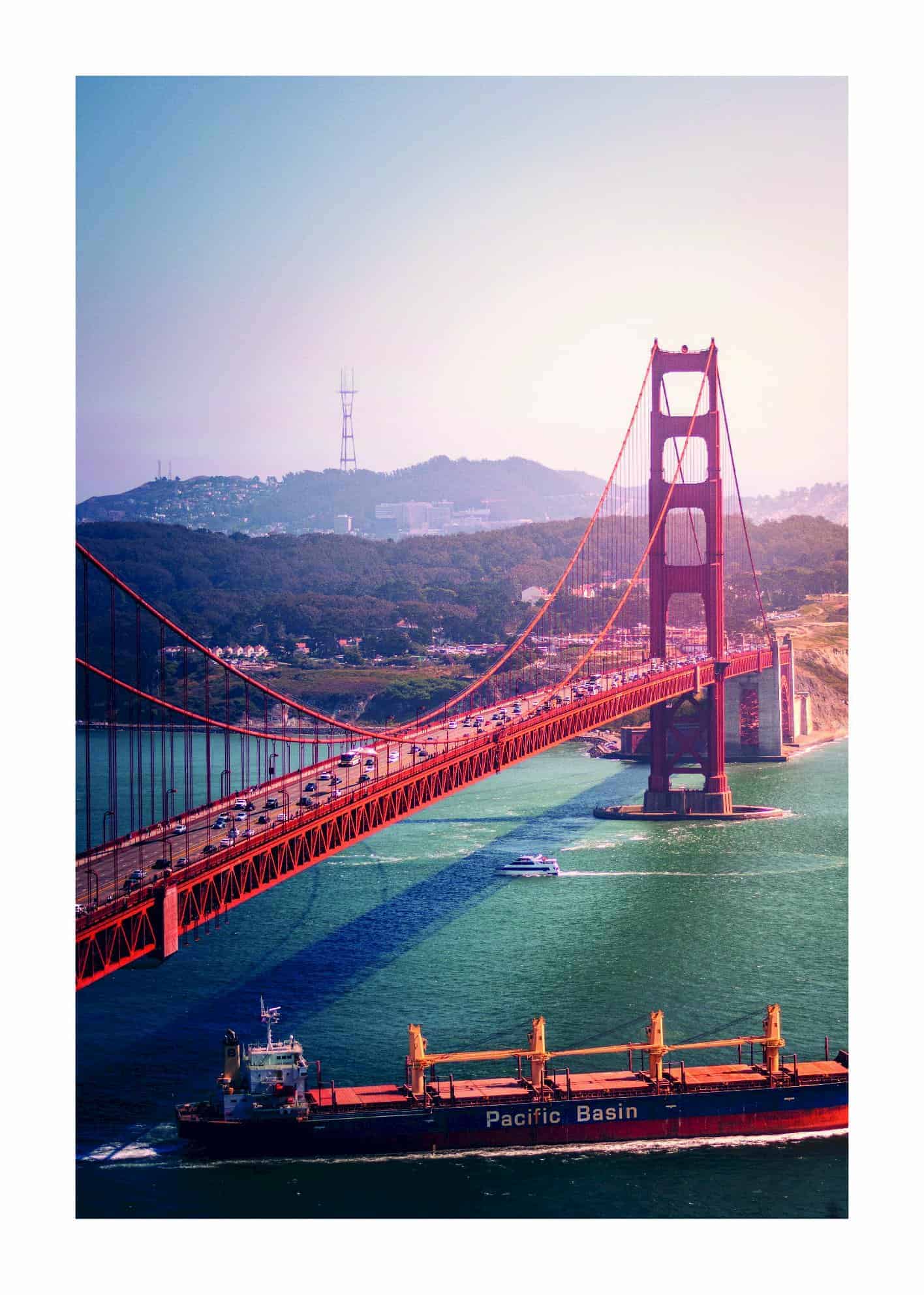 Golden gate bridge poster