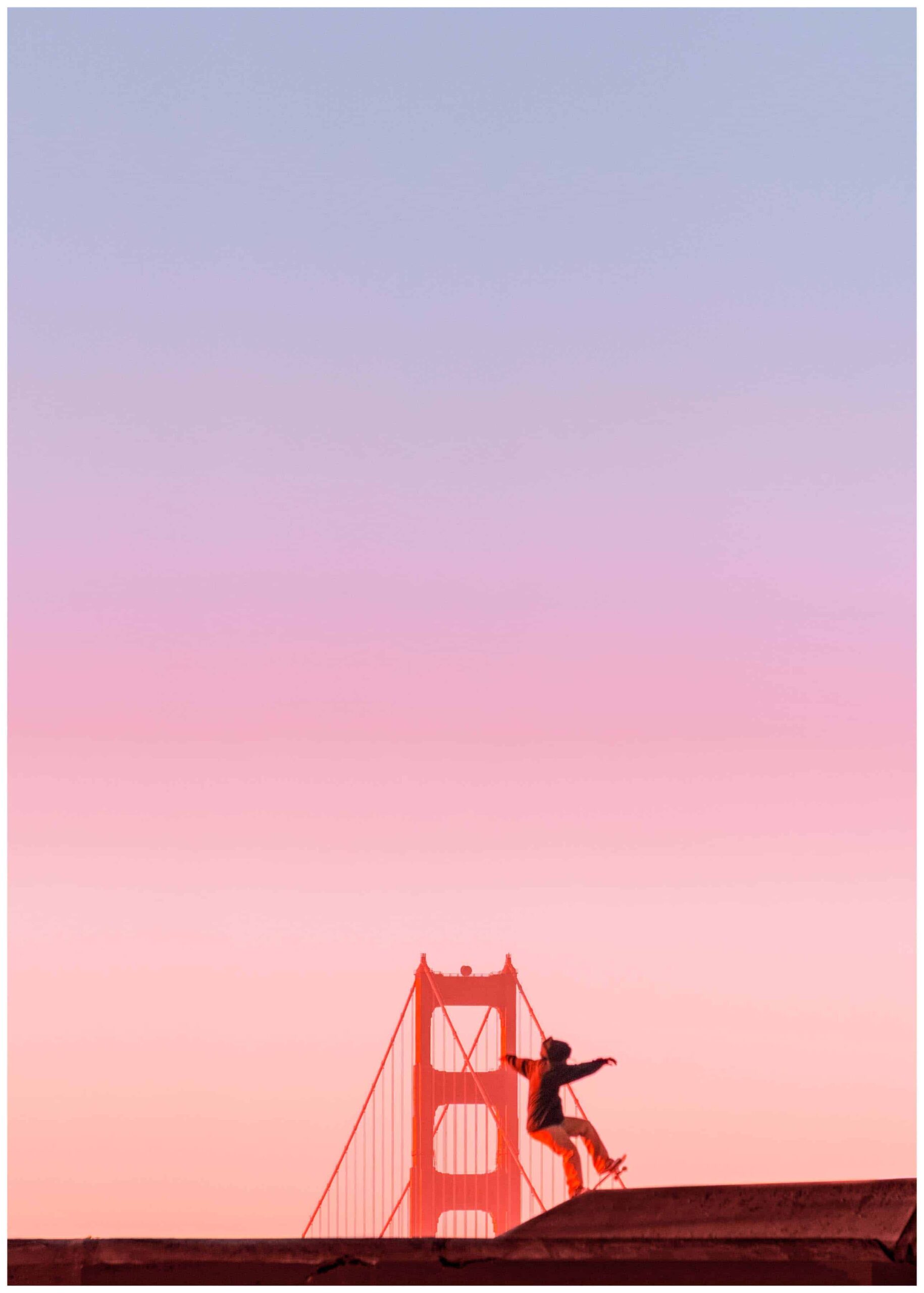skater at night poster