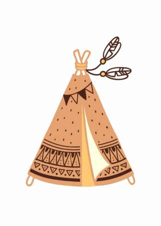 kids tiki tent cartoon