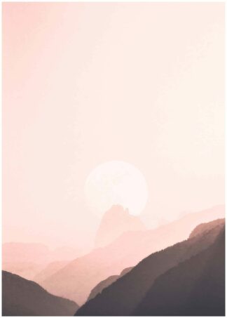 lovely sunset poster