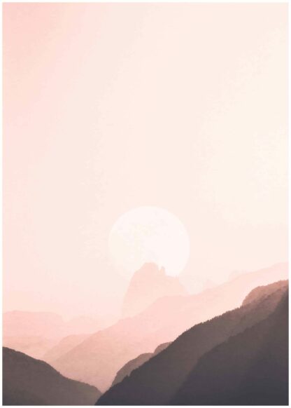 lovely sunset poster