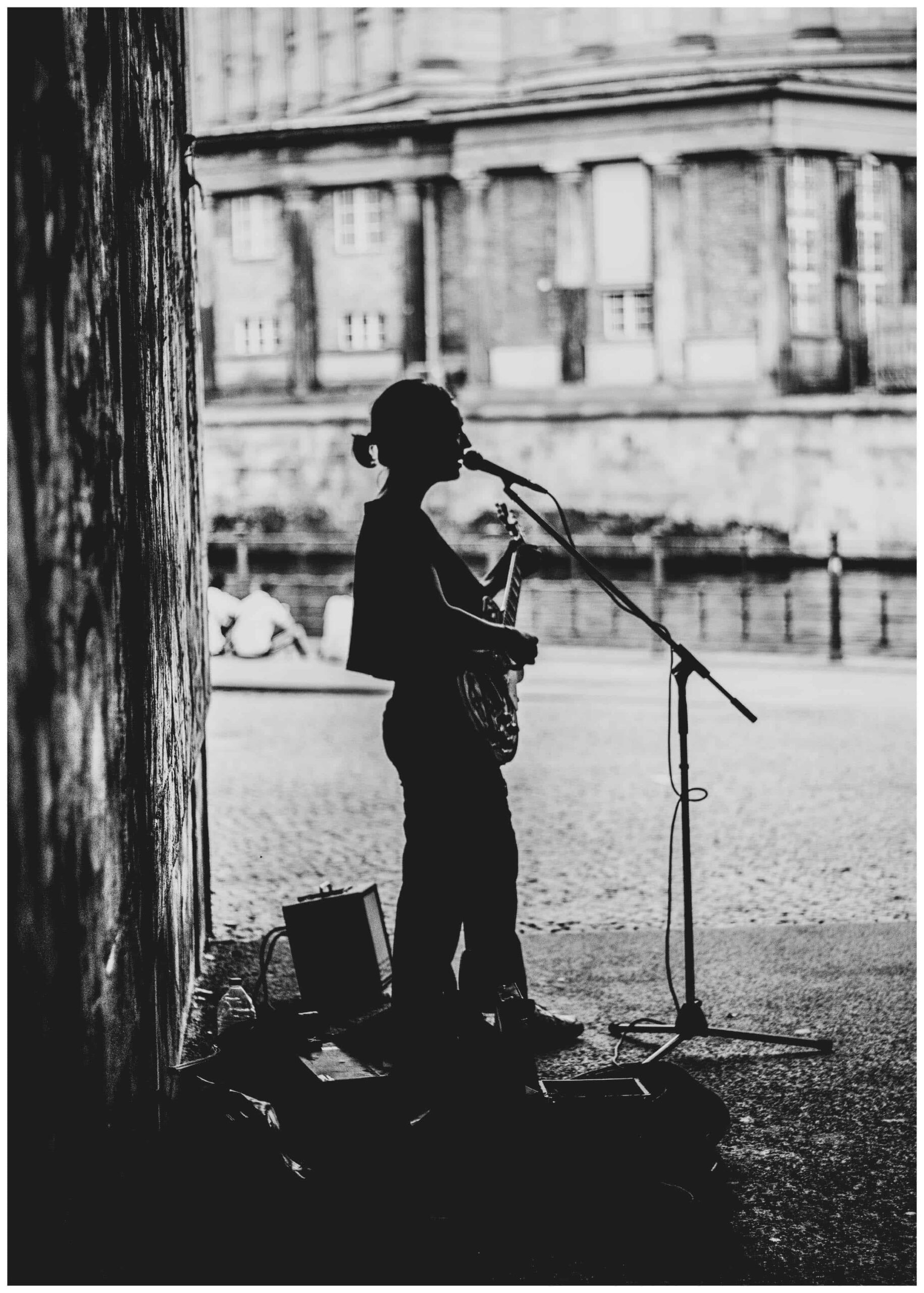 street performer poster