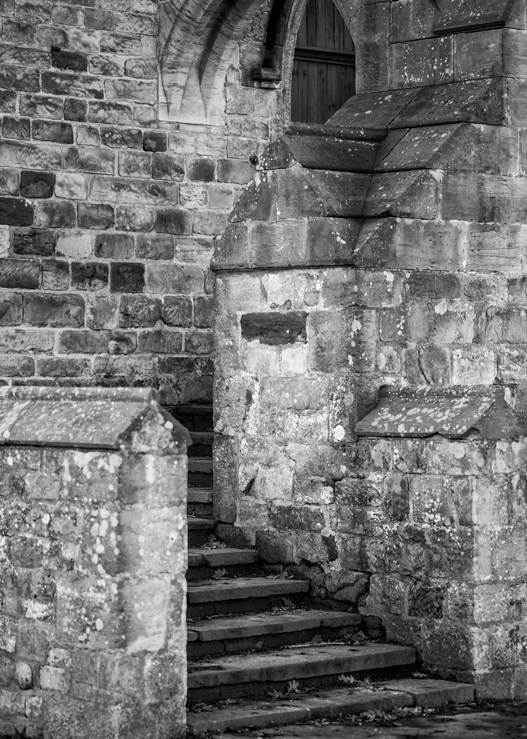 Regency stair architecture black and white poster