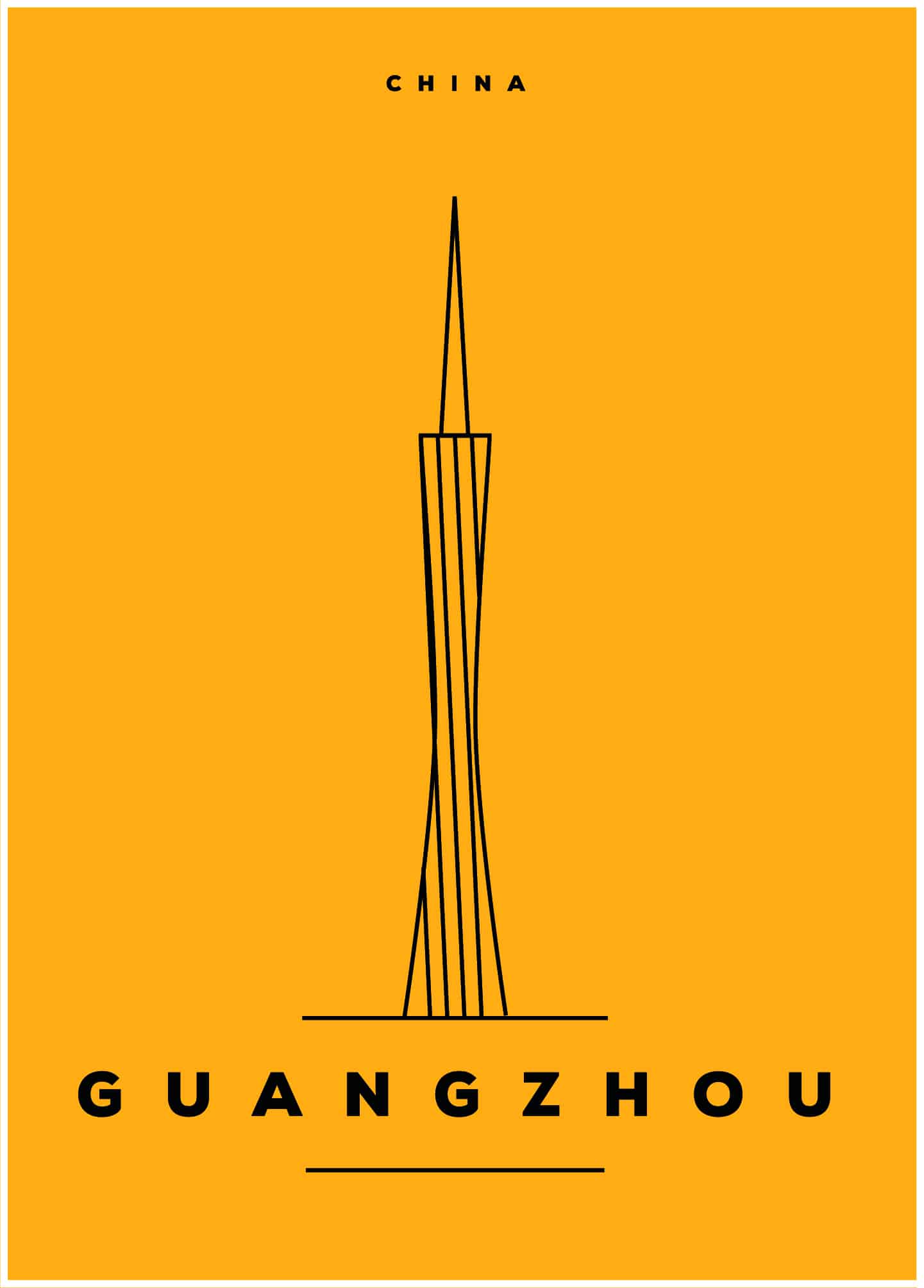 guangzhou illustration poster