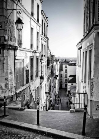 Paris skyline from Montmartre poster